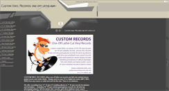 Desktop Screenshot of customrecords.com